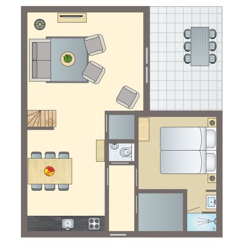 Bungalow 6 persons - 6C2