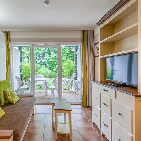 Studio 3 persons - 1 sleeping - Alcove - Terrace or balcony - Garden Level - Quartier de Hameau district
