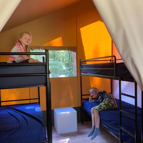 CANVAS AND WOOD TENT 6 people - Safari tent