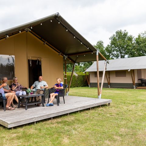 CANVAS AND WOOD TENT 6 people