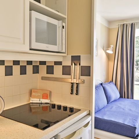 Studio 4 persons - - 1 coin nuit - Terrace - Quartier Domaine de Moulin