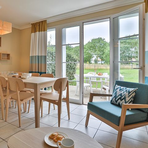 House 8 persons - 2 bedrooms + sleeping area - Terrace - Duplex - Domaine du Moulin - Renovated