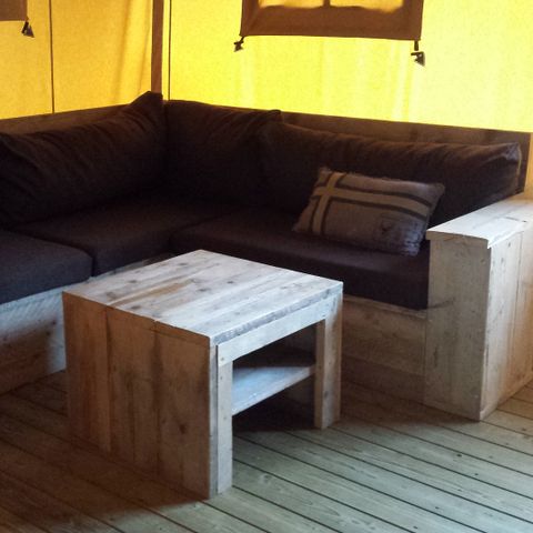 CANVAS AND WOOD TENT 6 people - Safari tent