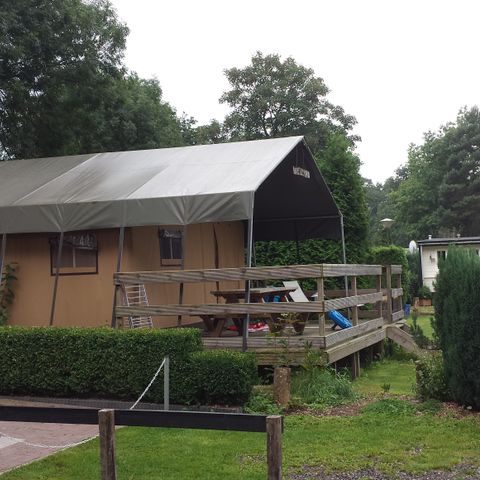 CANVAS AND WOOD TENT 6 people - Safari tent