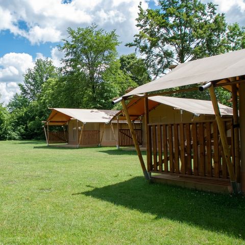 CANVAS AND WOOD TENT 5 people - Safari tent