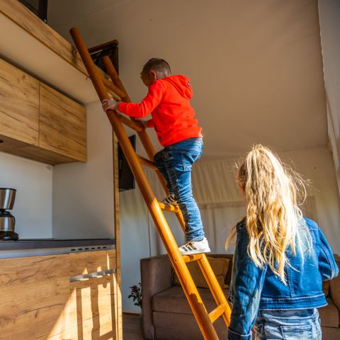 CANVAS AND WOOD TENT 6 people - Glamping tent Beachfront Luxury 6