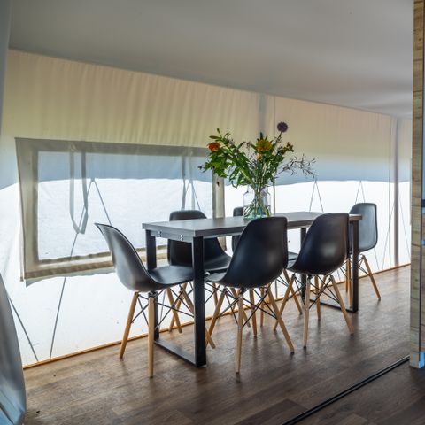 Canvas and wooden tent 6 persons - Glamping tent Beachfront Luxury