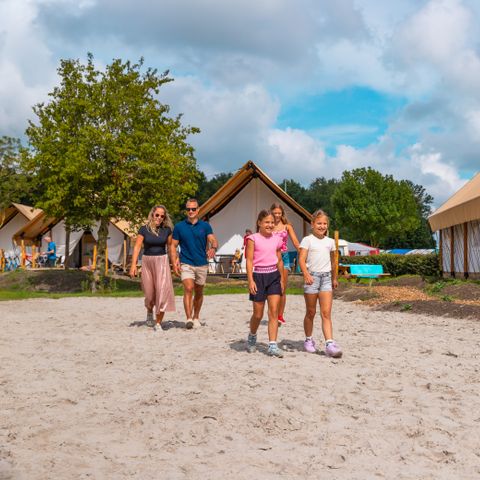 Canvas and wooden tent 4 persons - Glamping tent Beachfront Luxury