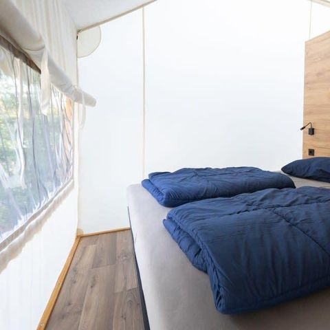 Canvas and wooden tent 6 persons - Glamping tent Luxury
