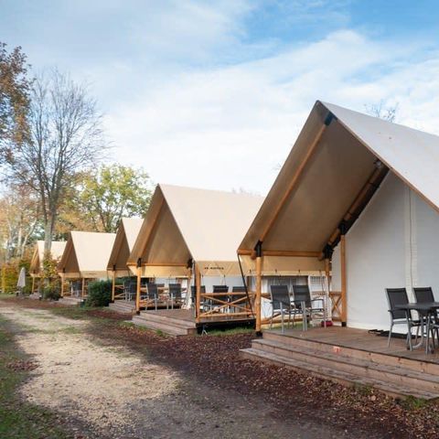 CANVAS AND WOOD TENT 6 people - Glamping tent Luxury