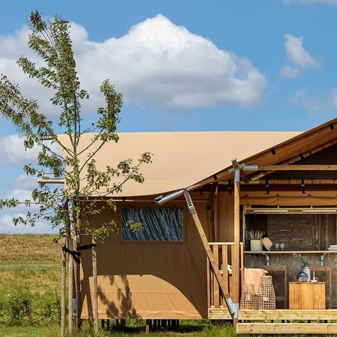 Canvas and wooden tent 6 persons - Lodgetent