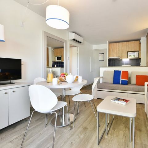STUDIO 4 people - Studio - 1 sleeping alcove - Terrace - Air conditioned