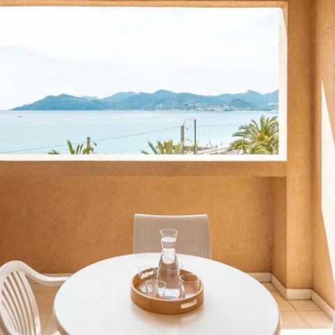 STUDIO 4 people - Studio - 1 sleeping alcove - Air-conditioned - Terrace or balcony - Sea view