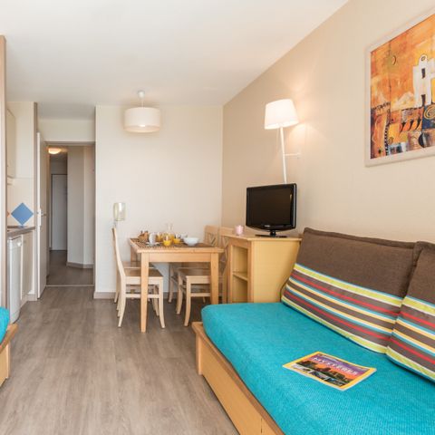 Studio 5 persons - 1 sleeping - Alcove - Terrace or balcony