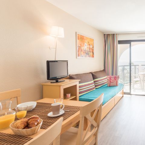 STUDIO 5 people - Studio - 1 sleeping alcove - Sea view - Terrace or balcony