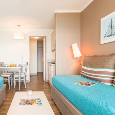 Studio 5 persons - 1 sleeping - Alcove - Sea view - Terrace or balcony