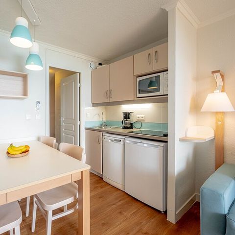 Studio 4 persons - 1 sleeping - Alcove - Air-conditioned - Terrace or balcony
