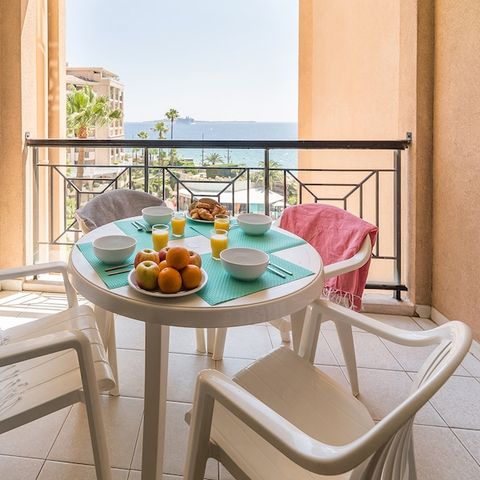 Studio 5 persons - 1 sleeping - Alcove - Sea view - Terrace or balcony