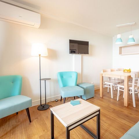 Apartment 6 persons - 1 bedroom - 1 sleeping - Alcove - Sea view - Air-conditioned - Terrace or balcony