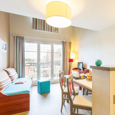 Apartment 6 persons - 1 bedroom - 1 sleeping - Alcove - Terrace or balcony