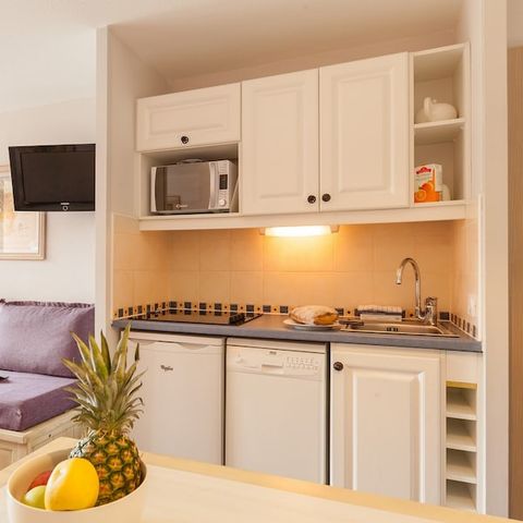 Studio 4 persons - 1 sleeping area - Terrace or balcony - Garden view