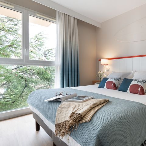 Apartment 6 persons - 1 bedroom - 1 sleeping - Alcove - Garden view