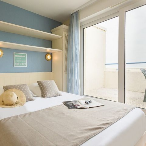 Apartment 6 persons - 2 bedrooms - Balcony - Sea view