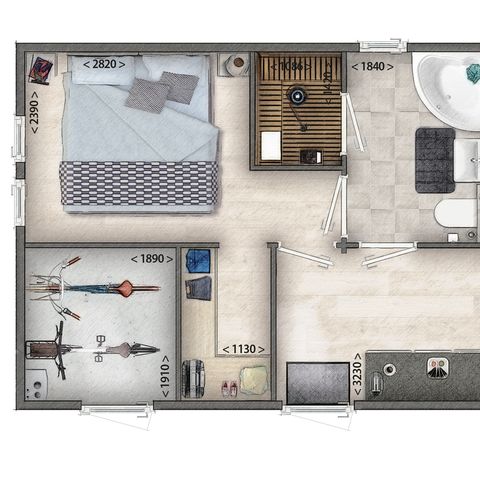 BUNGALOW 4 people - Forest Lodge Wellness