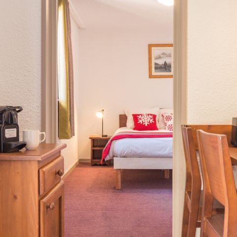 Apartment 6 persons - 1 bedroom + 1 sleeping area - south-facing