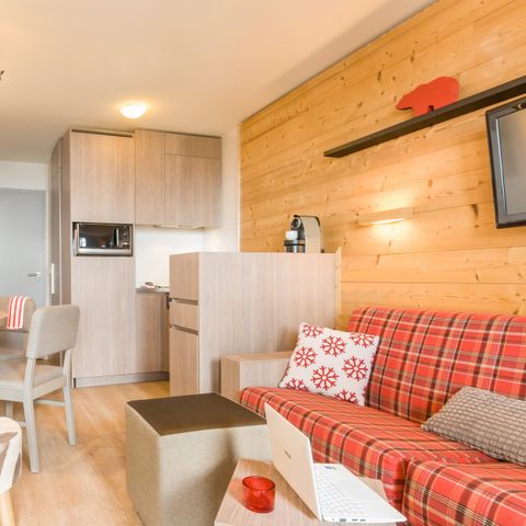 APARTMENT 4 people - - 1 bedroom - Balcony - Mountain view