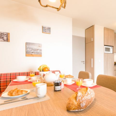 Apartment 6 persons - 2 bedrooms - Balcony - Mountain view