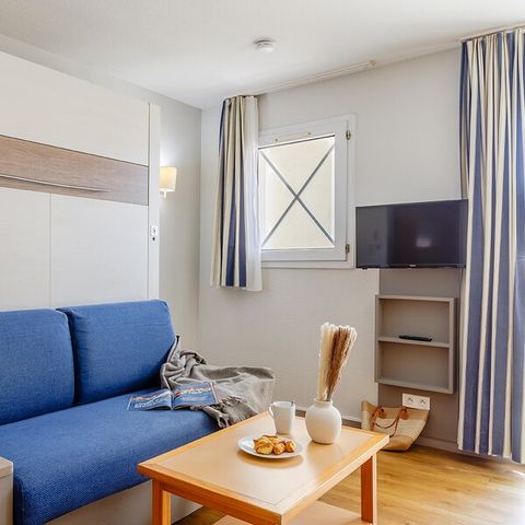 Studio 4 persons - 1 sleeping area - No balcony