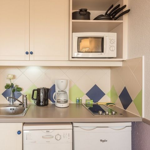 Studio 4 persons - - 1 sleeping alcove - Sea view - Air conditioned