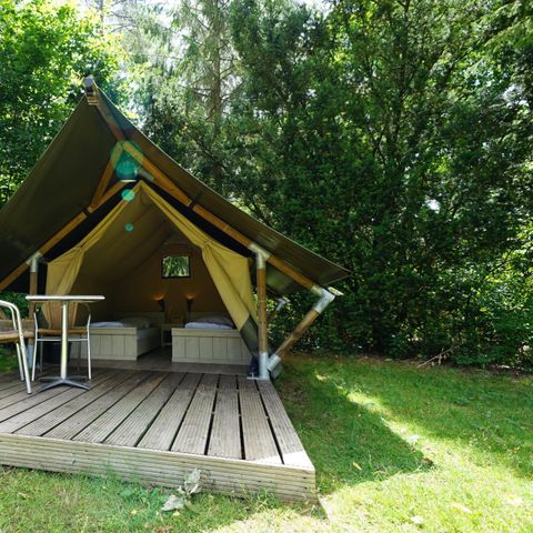 Canvas and wooden tent 2 persons - Mini