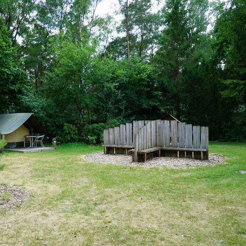 Canvas and wooden tent 2 persons - Mini
