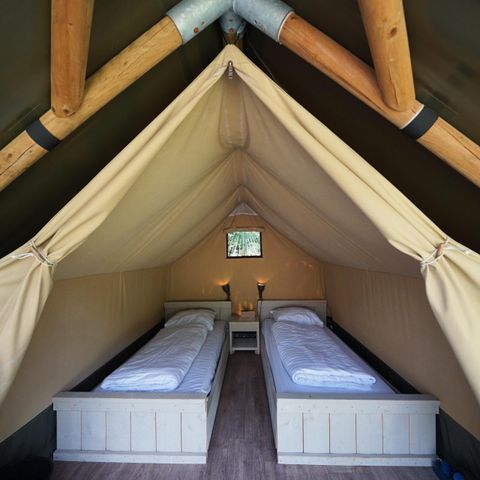 Canvas and wooden tent 2 persons - Mini