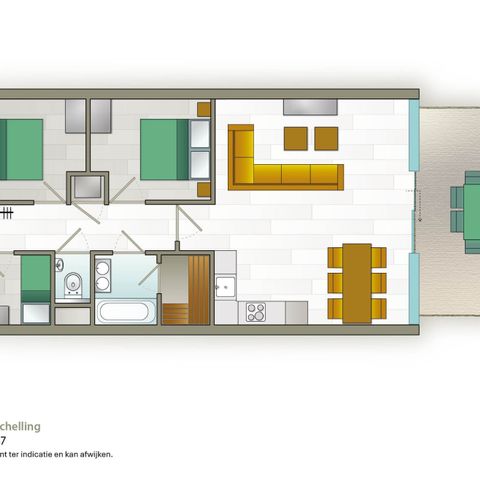 APARTMENT 5 people - With a sauna