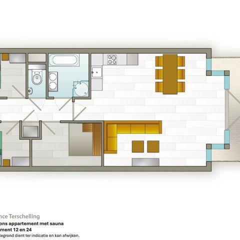 APARTMENT 4 people - With a sauna