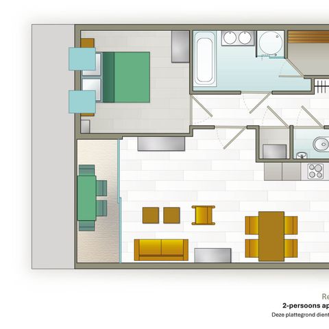 APARTMENT 2 people - With a sauna