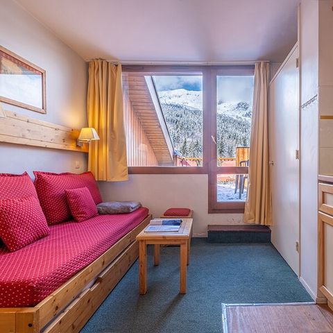 Apartment 6 persons - Flat 6 people - 1 bedroom + 1 sleeping area - Valley view - Balcony