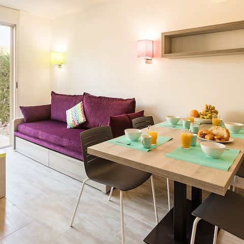 APARTMENT 5 people - (max 4 adults) Studio Standard-Eco S1Y15D