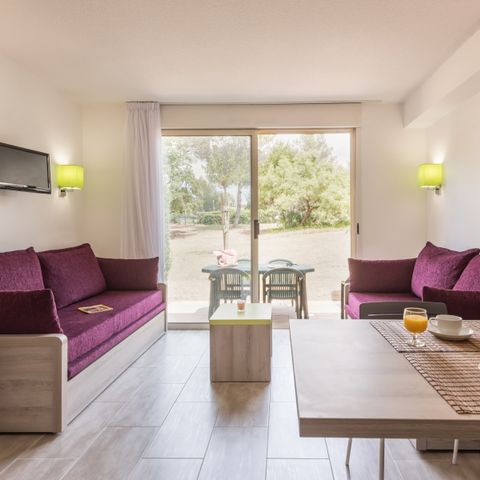 APARTMENT 5 people - (max 4 adults) Studio Standard-Eco Gardenview S1Y15IS