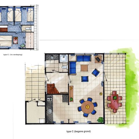 BUNGALOW 6 people - C