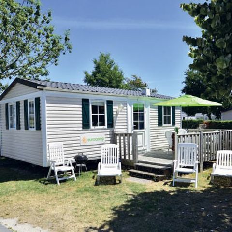 Mobile home 6 persons - Mobil-home | Classic | 2 Bedrooms | 4/6 Pers. | Terrace with elevation, not covered