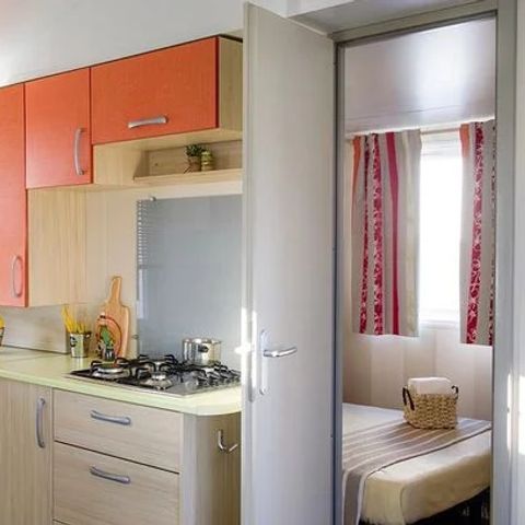 Mobile home 6 persons - Mobile-home | Comfort | 3 Bedrooms | 6 Pers. | Raised terrace