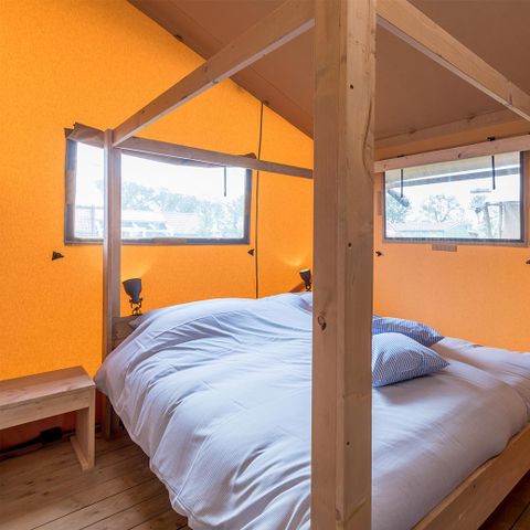 Canvas and wooden tent 4 persons - Adventure tent