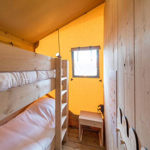 Canvas and wooden tent 4 persons - Adventure tent