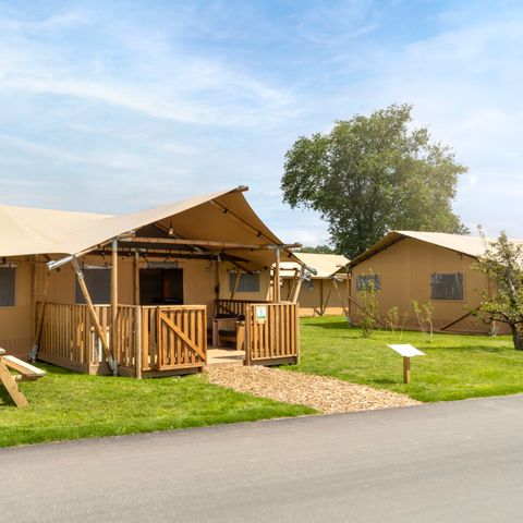 CANVAS AND WOOD TENT 6 people - Adventure tent