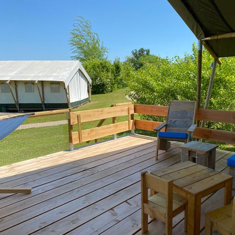 CANVAS AND WOOD TENT 4 people - Lodge Standard