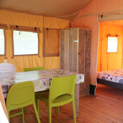 CANVAS AND WOOD TENT 4 people - Lodge Standard